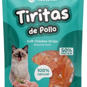 Happypets Tiritas de Pollo - Soft Chicken Strips (60g)