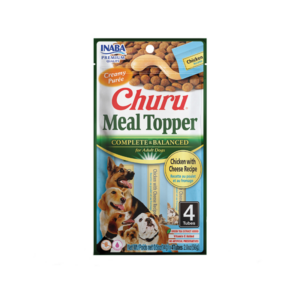 CHURU MEAL TOPPER DOG POLLO QUESO 4P